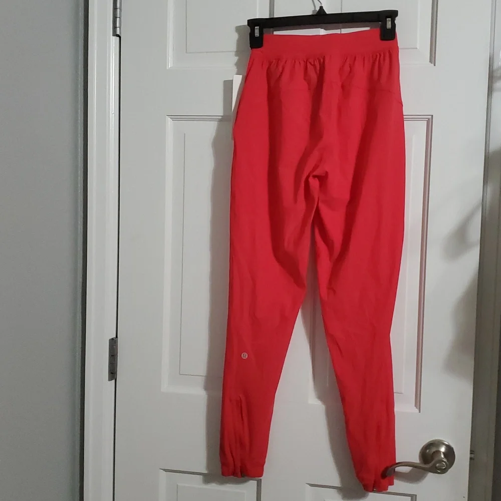 NWT Lululemon Adapted State Joggers Sz 0 Red Glow
